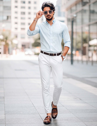 С чем носить коричневые часы мужчине