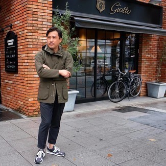 С чем носить коричневую ветровку мужчине