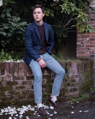 С чем носить коричневый плетеный браслет мужчине