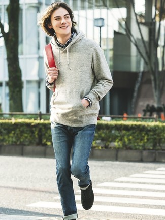 С чем носить темно-красный рюкзак мужчине