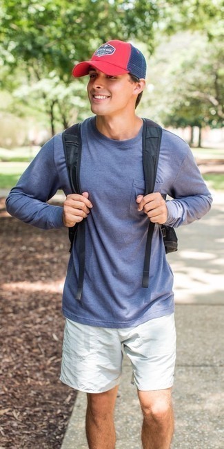 С чем носить темно-красную бейсболку мужчине