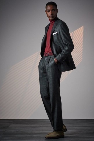 С чем носить темно-красный ремень мужчине