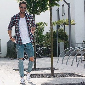 С чем носить темно-красный браслет мужчине