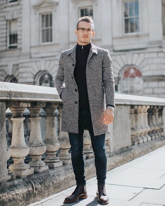 С чем носить темно-красные ботинки броги