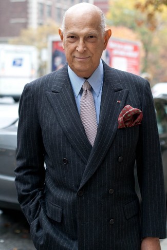 С чем носить темно-красный галстук в клетку мужчине