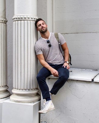 С чем носить темно-красные кожаные часы мужчине