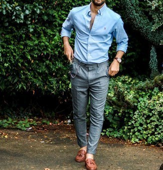 С чем носить темно-красные кожаные часы мужчине