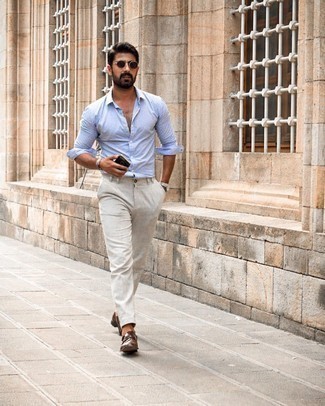 С чем носить темно-красные солнцезащитные очки мужчине