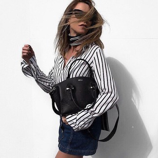 С чем носить юбку на пуговицах