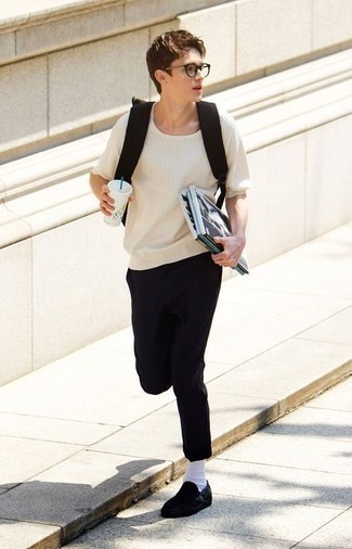 С чем носить рюкзак с камуфляжным принтом мужчине