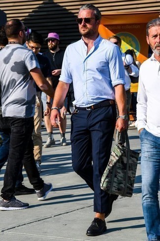 С чем носить сумку с камуфляжным принтом мужчине