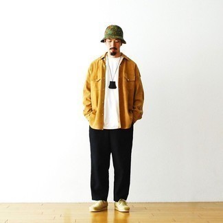 С чем носить панаму с камуфляжным принтом мужчине