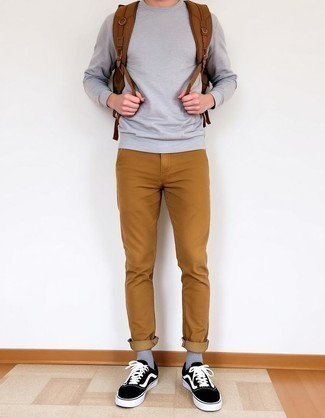 С чем носить рюкзак из плотной ткани мужчине