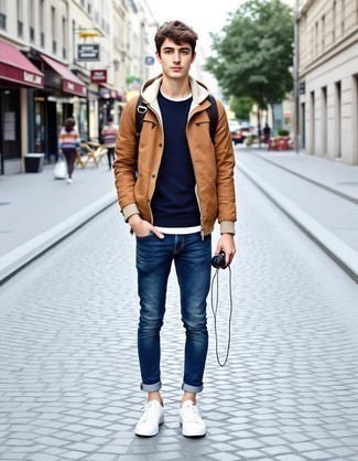 С чем носить рюкзак из плотной ткани мужчине