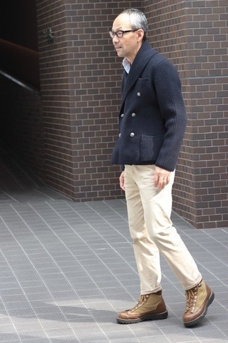 С чем носить ботинки из плотной ткани мужчине