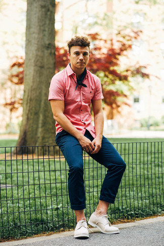 С чем носить туфли дерби из плотной ткани