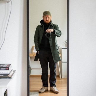 С чем носить ботинки дезерты из плотной ткани