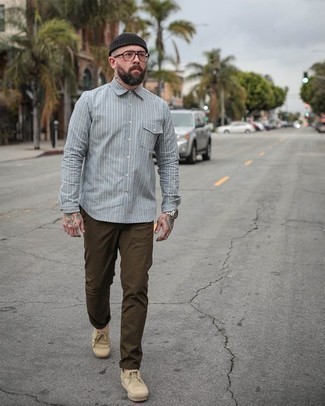 С чем носить ботинки дезерты из плотной ткани