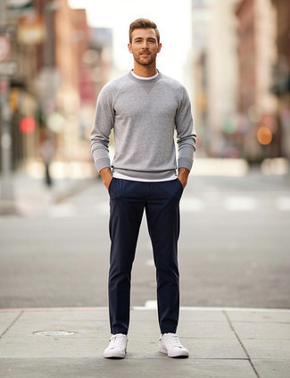 С чем носить низкие кеды из плотной ткани мужчине