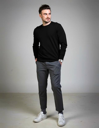 С чем носить низкие кеды из плотной ткани мужчине