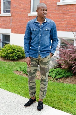 С чем носить оксфорды из плотной ткани