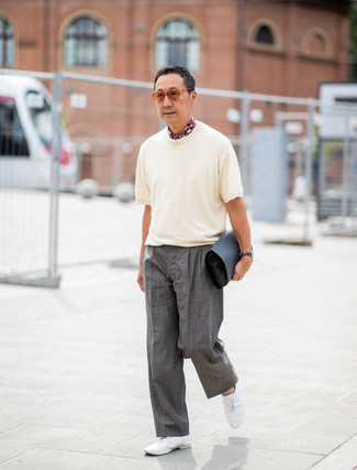 С чем носить оксфорды из плотной ткани