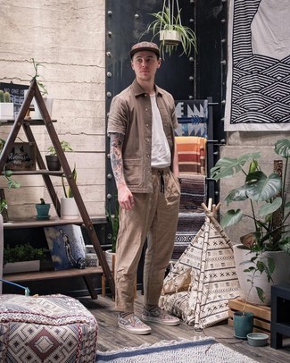 С чем носить слипоны из плотной ткани мужчине