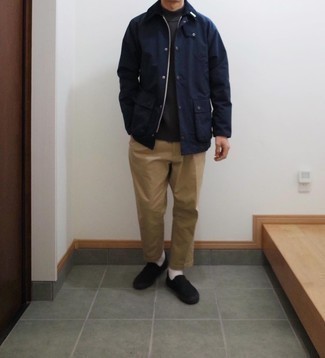 С чем носить слипоны из плотной ткани мужчине