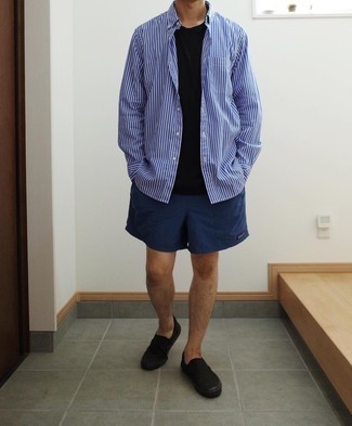 С чем носить слипоны из плотной ткани мужчине