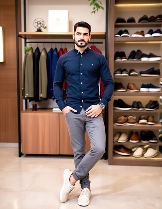 С чем носить слипоны из плотной ткани мужчине