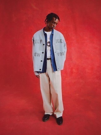 Как носить кардиган с брюками чинос