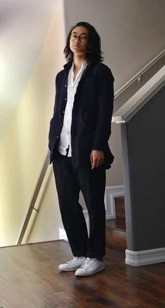 С чем носить кардиган мужчине в стиле кэжуал