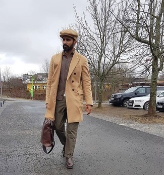 Как носить кардиган с длинным пальто