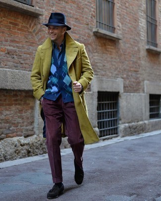 Как носить кардиган с лоферами с кисточками