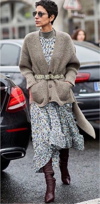 Как носить кардиган с водолазкой женщине