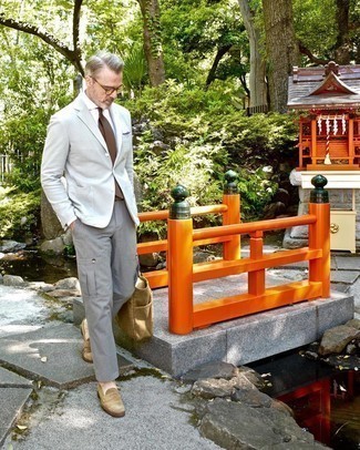 Как носить брюки карго с пиджаком