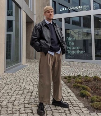 Как носить брюки карго с ботинками дезертами