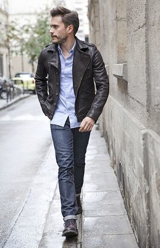 Как носить повседневные ботинки с косухой мужчине