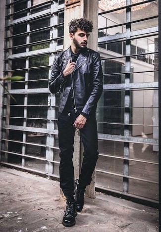 Как носить повседневные ботинки с косухой мужчине