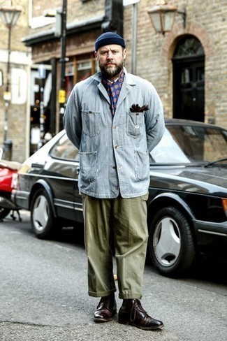 Как носить повседневные ботинки с брюками карго