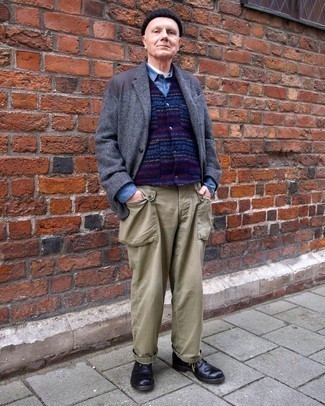 Как носить повседневные ботинки с брюками карго