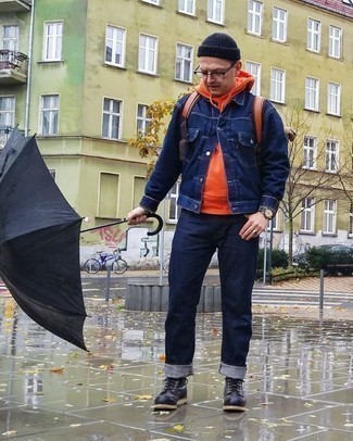 Как носить повседневные ботинки с худи мужчине