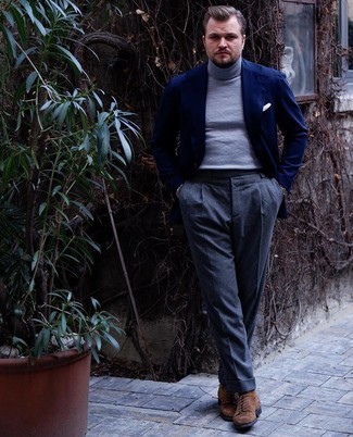 Как носить повседневные ботинки с водолазкой мужчине