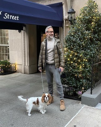 Как носить повседневные ботинки с водолазкой мужчине