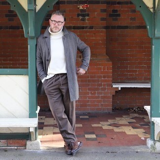 Как носить повседневные ботинки с водолазкой мужчине