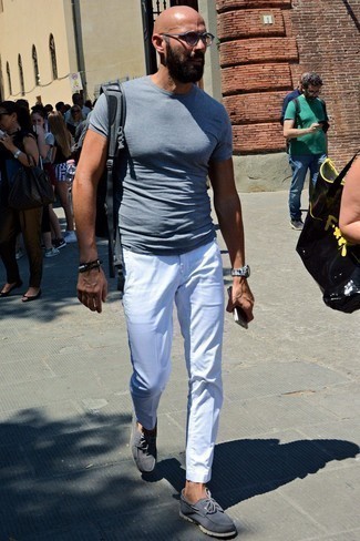 С чем носить темно-серый рюкзак мужчине