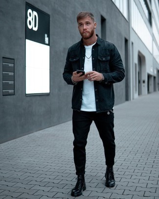 С чем носить темно-серый браслет из бисера мужчине