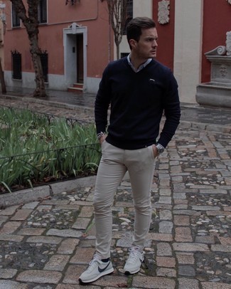 С чем носить темно-серый браслет из бисера мужчине