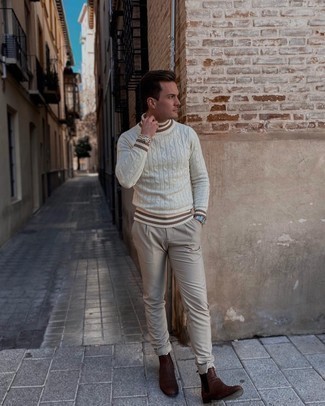 С чем носить темно-серый браслет из бисера мужчине