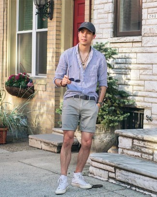 С чем носить темно-серый ремень мужчине